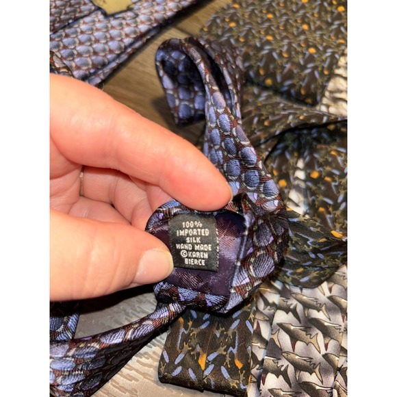 The Nature Conservatory 100% silk men’s neck ties (set of 3) - Picture 9 of 11